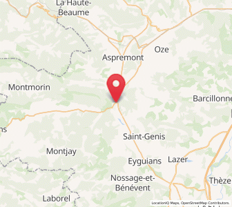 Map of Serres, Provence-Alpes-Côte d'Azur
