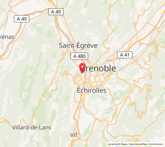 Map of Seyssinet-Pariset, Auvergne-Rhône-Alpes