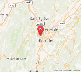 Map of Seyssins, Auvergne-Rhône-Alpes