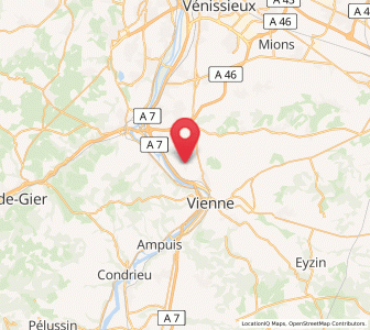 Map of Seyssuel, Auvergne-Rhône-Alpes