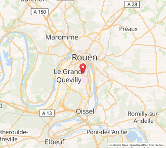 Map of Sotteville-lès-Rouen, Normandy