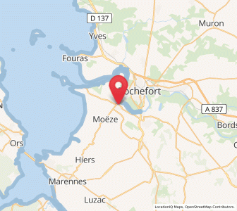 Map of Soubise, Nouvelle-Aquitaine