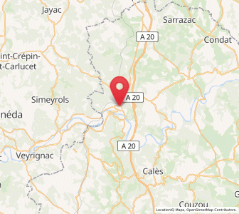 Map of Souillac, Occitanie