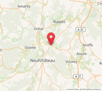 Map of Soulosse-sous-Saint-Élophe, Grand Est