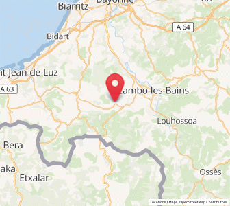 Map of Souraide, Nouvelle-Aquitaine