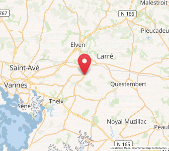 Map of Sulniac, Brittany