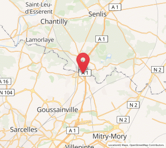 Map of Survilliers, Île-de-France