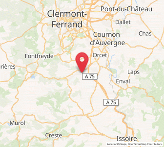 Map of Tallende, Auvergne-Rhône-Alpes