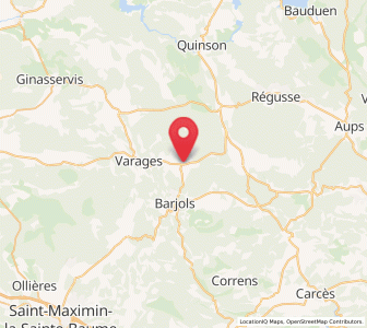 Map of Tavernes, Provence-Alpes-Côte d'Azur