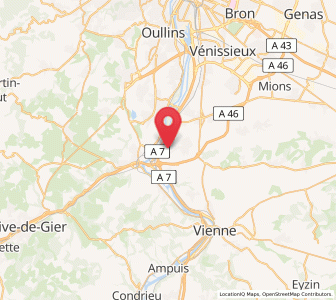 Map of Ternay, Auvergne-Rhône-Alpes
