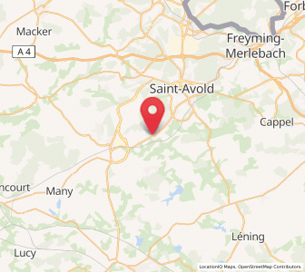 Map of Teting-sur-Nied, Grand Est