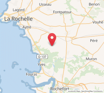 Map of Thairé-d'Aunis, Nouvelle-Aquitaine