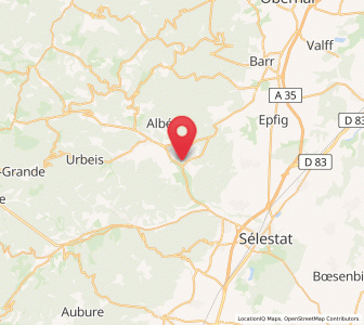 Map of Thanvillé, Grand Est