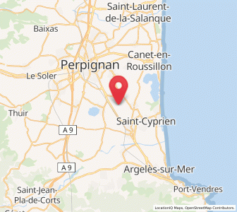 Map of Thèza, Occitanie