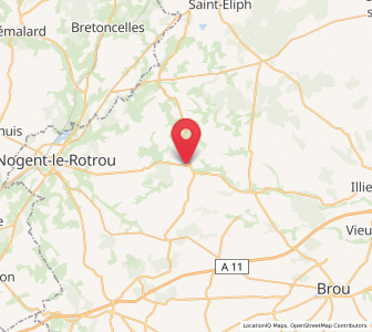 Map of Thiron Gardais, Centre