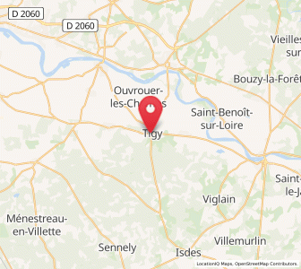 Map of Tigy, Centre
