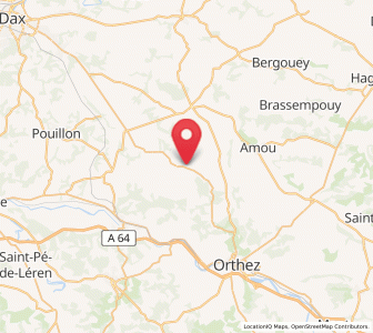 Map of Tilh, Nouvelle-Aquitaine