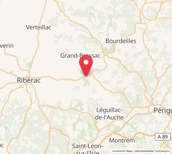 Map of Tocane-Saint-Apre, Nouvelle-Aquitaine