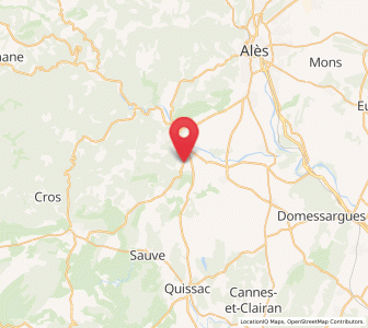 Map of Tornac, Occitanie