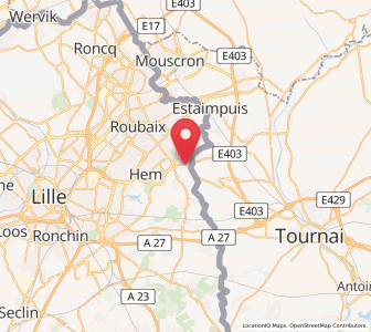 Map of Toufflers, Hauts-de-France