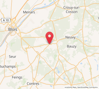 Map of Tour-en-Sologne, Centre