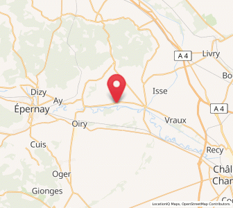 Map of Tours-sur-Marne, Grand Est