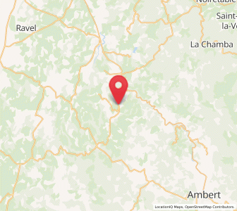 Map of Tours-sur-Meymont, Auvergne-Rhône-Alpes