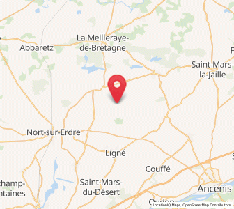 Map of Trans-sur-Erdre, Pays de la Loire