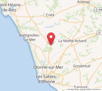 Map of Vairé, Pays de la Loire