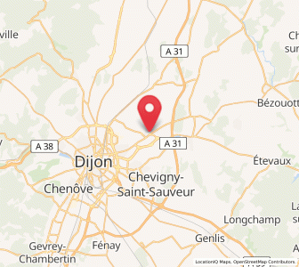 Map of Varois-et-Chaignot, Bourgogne-Franche-Comté