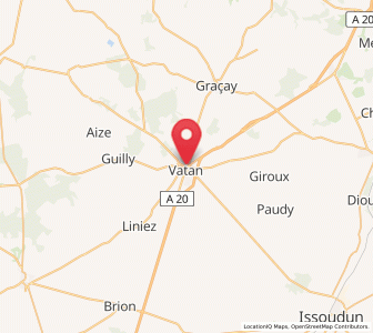 Map of Vatan, Centre