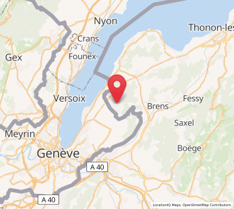 Map of Veigy, Auvergne-Rhône-Alpes