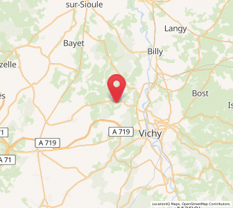Map of Vendat, Auvergne-Rhône-Alpes