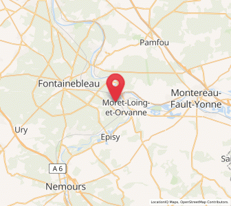 Map of Veneux-les-Sablons, Île-de-France