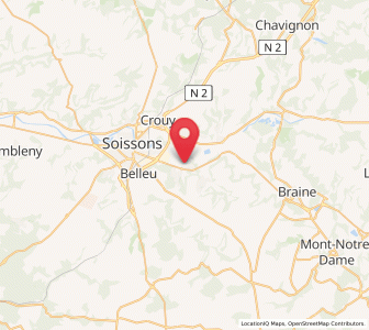 Map of Venizel, Hauts-de-France
