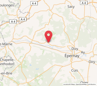 Map of Venteuil, Grand Est