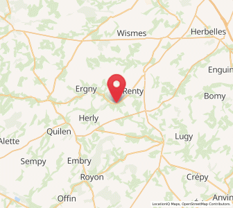 Map of Verchocq, Hauts-de-France