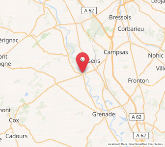 Map of Verdun-sur-Garonne, Occitanie