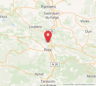 Map of Vernajoul, Occitanie