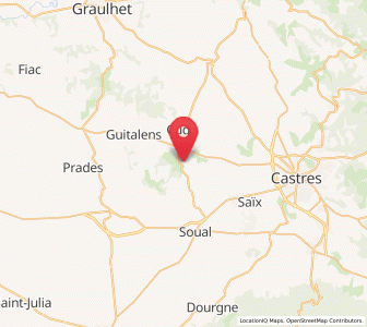 Map of Vielmur-sur-Agout, Occitanie