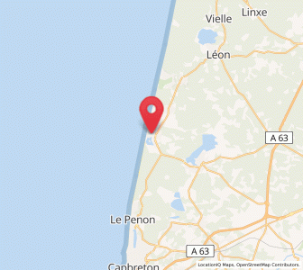 Map of Vieux-Boucau-les-Bains, Nouvelle-Aquitaine