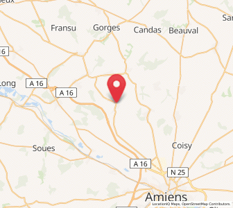 Map of Vignacourt, Hauts-de-France
