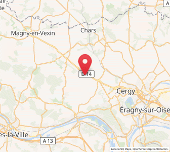 Map of Vigny, Île-de-France