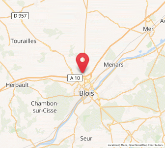 Map of Villebarou, Centre