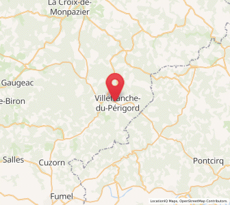 Map of Villefranche-du-Périgord, Nouvelle-Aquitaine