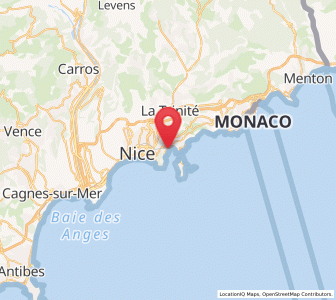 Map of Villefranche-sur-Mer, Provence-Alpes-Côte d'Azur