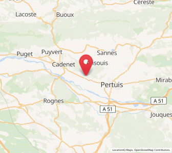 Map of Villelaure, Provence-Alpes-Côte d'Azur