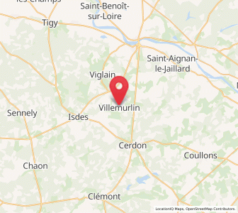Map of Villemurlin, Centre