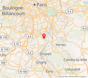 Map of Villeneuve-le-Roi, Île-de-France