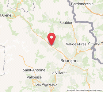 Map of Villeneuve, Provence-Alpes-Côte d'Azur